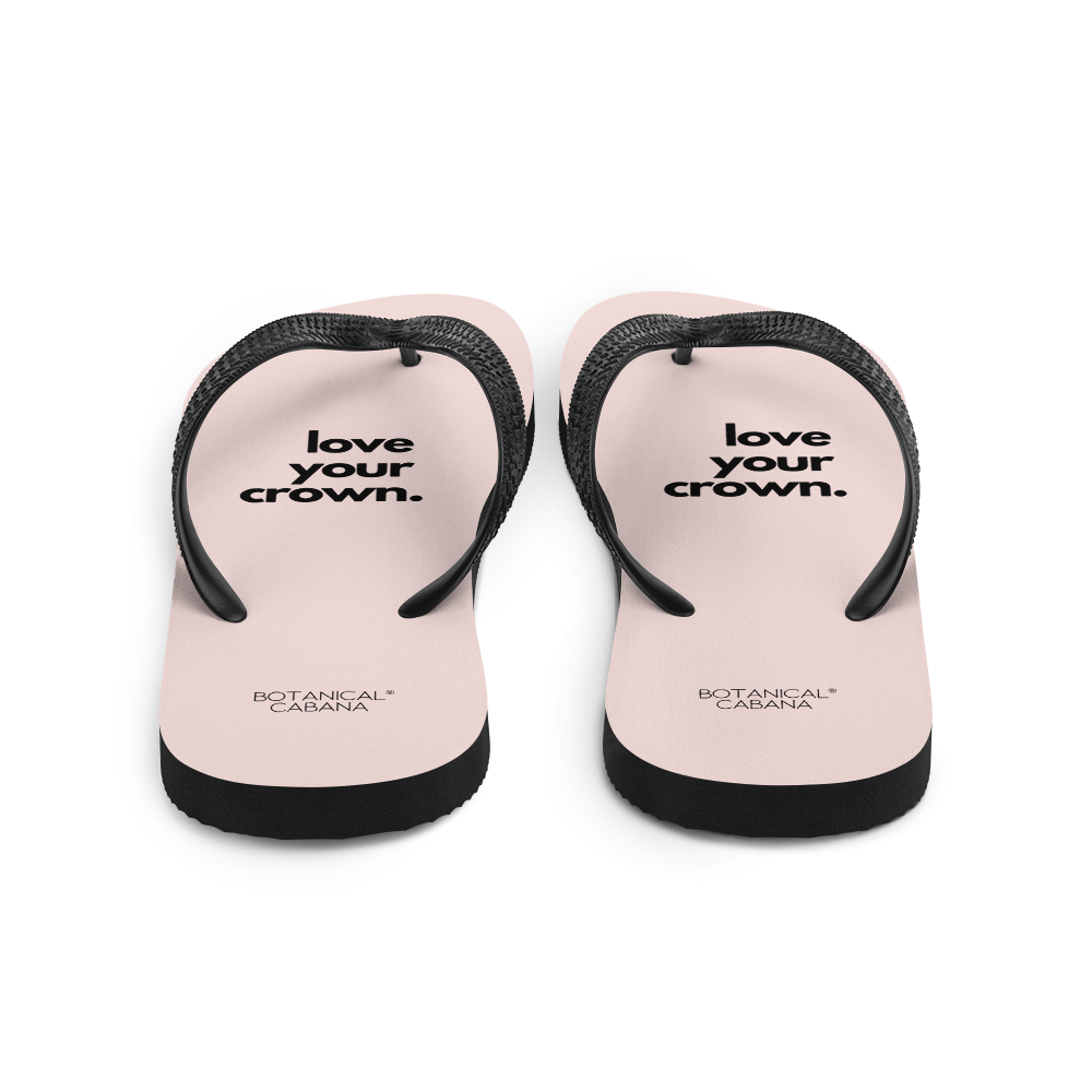 Love Your Crown Flip-Flops