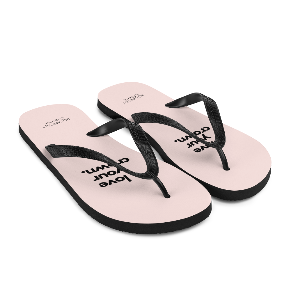 Love Your Crown Flip-Flops